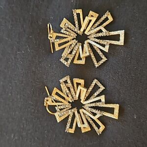 ALEXIS BITTAR AUTHENTIC STUNNING CRYSTAL ENCRUSTED EARRINGS